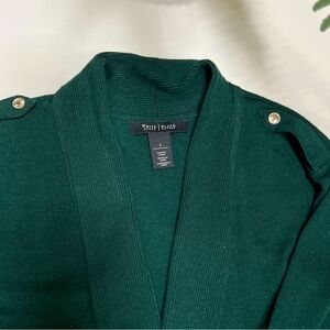 White House Black Market Duster Long Sweater Size L